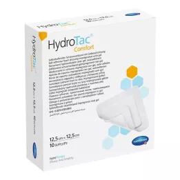 HYDROTAC Association de mousse de confort 12,5x12,5 cm stérile, 10 pc