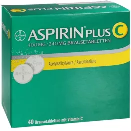 ASPIRIN plus C comprimés effervescents, 40 pc