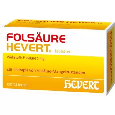 FOLSÄURE HEVERT Tablettes, 100 pc