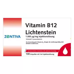 VITAMIN Ampoules de B12 1 000 μg Lichtenstein, 100X1 ml