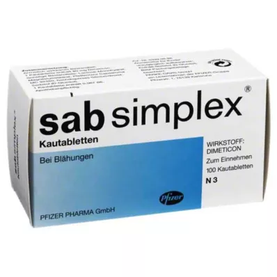 SAB Comprimés à croquer simplex, 100 pcs