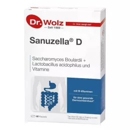 SANUZELLA Capsules de cellulose D, 60 pièces