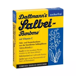 DALLMANNBonbons à la sauge sans sucre, 20 pièces