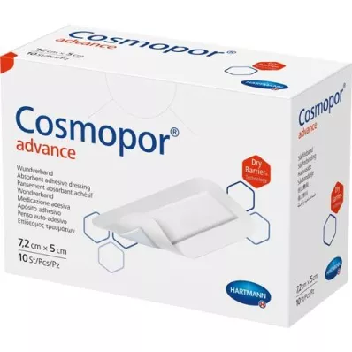 COSMOPOR Advance Wound Association 5x7.2 cm, 10 pc