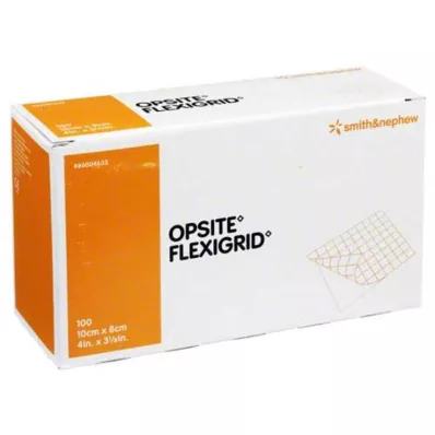 OPSITE Pansement transp. Flexigrid 8x10 cm stérile, 100 pcs