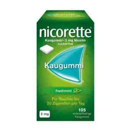 NICORETTE Chewing-gum à la menthe fraîche 2 mg, 105 pièces