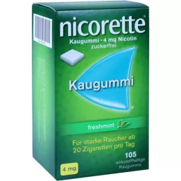 NICORETTE 4 mg Freshmint Kaugummi, 105 pc