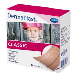 DERMAPLAST CLASSIC Pansement pour plaies 4 cm x 5 m, 1 pièce