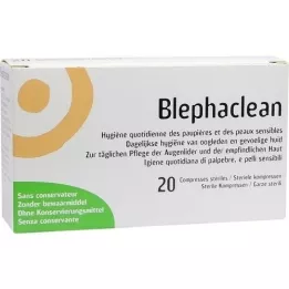 BLEPHACLEAN Compresse stérile, 20 pc