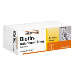 BIOTIN-RATIOPHARM Comprimés de 5 mg, 90 pièces