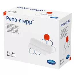PEHA CREPP Bande de fixation 8 cm x 4 m, 20 pièces