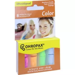 OHROPAX Plug en mousse couleur, 8 pc