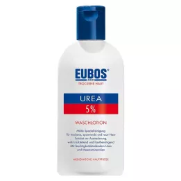 Eubos Peau sèche urée 5% lotion de lavage, 200 ml