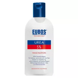 EUBOS TROCKENE Lotion nettoyante pour la peau à lurée 5 %, 200 ml
