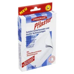 Pansements avec abrasions de gaze daluminium, 3 pc