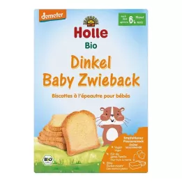 HOLLE Biscottes dépeautre bio pour bébé, 200 g