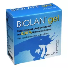 BIOLAN Collyre en gel, 20X0,45 ml