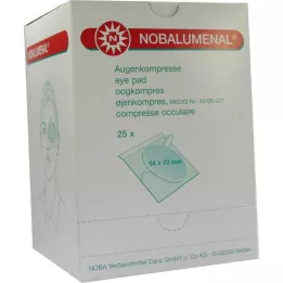 NOBALUMENAL Compresse oculaire 54x70 mm stérile, 25 pcs
