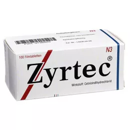 ZYRTEC Comprimés pelliculés, 100 pcs