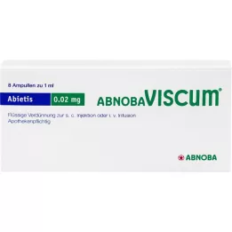 ABNOBAVISCUM abietis 0,02 mg ampoules, 8 pc