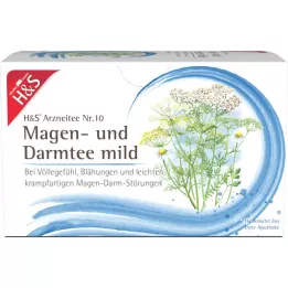 H&S thé pour lestomac et les intestins, sachets filtrants doux, 20X2,0 g