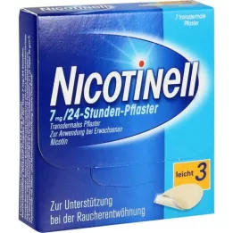 NICOTINELL 7 mg / 24 heures plâtre 17,5 mg, 7 pc