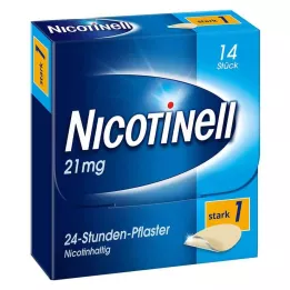 NICOTINELL Timbre 21 mg/24 heures 52,5 mg, 14 pcs