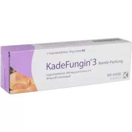 KADEFUNGIN 3 Kombip.20 G Creme + 3 VaginalTable, 1 pc