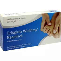 Ciclopirox Vernis à ongles Winthrop, 6 g