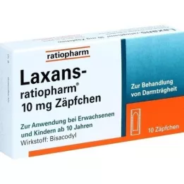 LAXANS-ratiopharm 10 Mg Suppositories, 10 pc