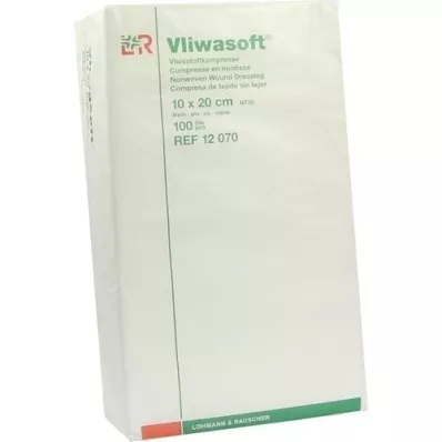 VLIWASOFT Vlies Compresse 10x20 cm Unstertil 4L., 100 pc