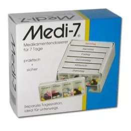 MEDI 7 doses de médicaments pour 7 jours blanc, 1 pc