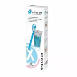 MIRADENT Kit de nettoyage de la langue Tong-Clin, 1 pièce