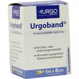 URGOBAND Bande extensible courte 8 cm x 5 m, 1 pièce