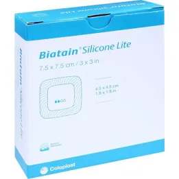 Pansement en mousse Biatain Silicone Lite 7,5x7,5 cm, 10 pc