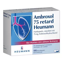 AMBROXOL 75 gélules retard Heumann, 100 pièces