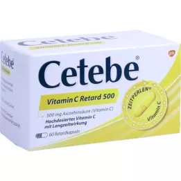 CETEBE Capsules de retard de vitamine C 500 mg, 60 pc