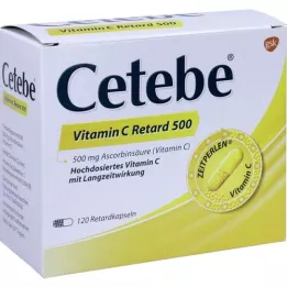 CETEBE Capsules de retard de vitamine C 500 mg, 120 pc