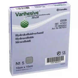 VARIHESIVE extra fin 10x10 cm HKV hydroactif, 5 pièces