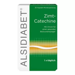 ALSIDIABET Catéchines de cannelle pour le diabète de type II Capsules, 30 pcs