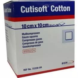 CUTISOFT Coton comprenant.10x10 cm ster