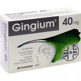 GINGIUM Comprimés de films, 50 pc