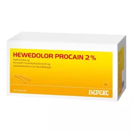 HEWEDOLOR Ampoules de procaïne à 2 %, 100 pièces