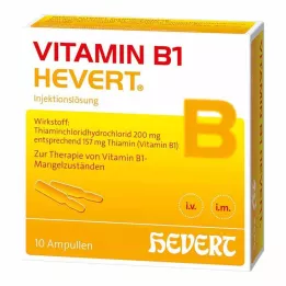 VITAMIN B1 HEVERT ampoules, 10 pièces