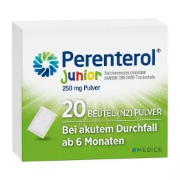PERENTEROL Flacon de poudre Junior 250 mg, 20 pcs