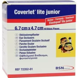 COVERLET Lite Junior Eye -CLEVER FAN 47X67 MM, 40 pc