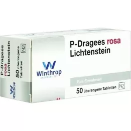 P DRAGEES Rosa, 50 pc
