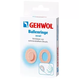 GEHWOL boule anneaux ovales, 6 pc