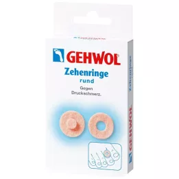 Gehwol Anneaux dorteils ronds, 9 pc