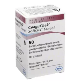 COAGUCHEK Lancette Softclix, 50 pièces